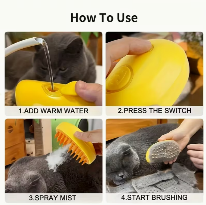 Electric Spray Massage Brush